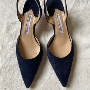Manolo Blahnik Sling Back Heels